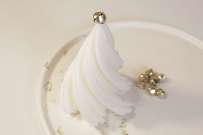 Swirl Christmas Tree Candle