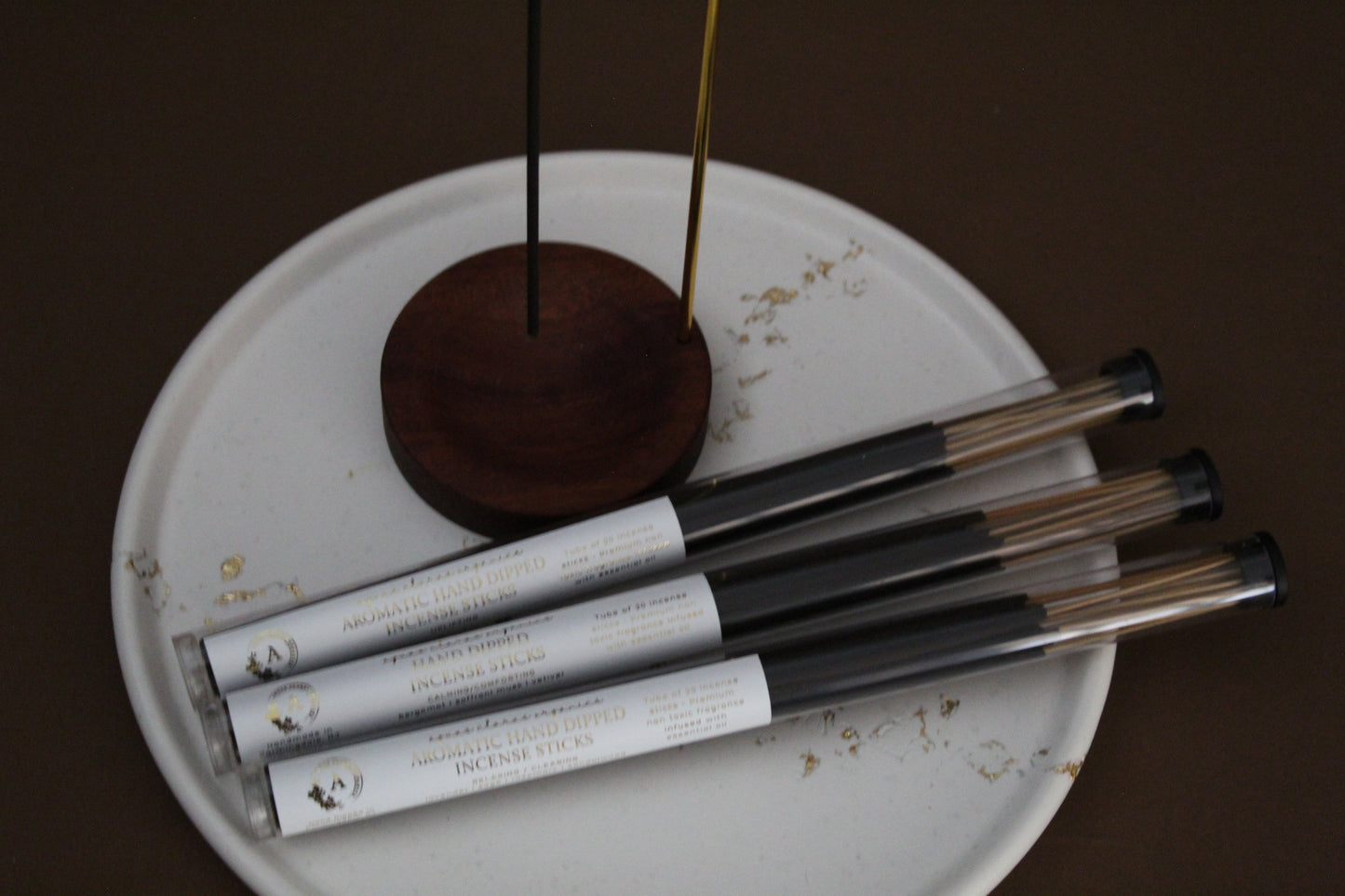 Aromatic Peppermint & Eucalyptus Hand Dipped Incense Sticks - Uplifting