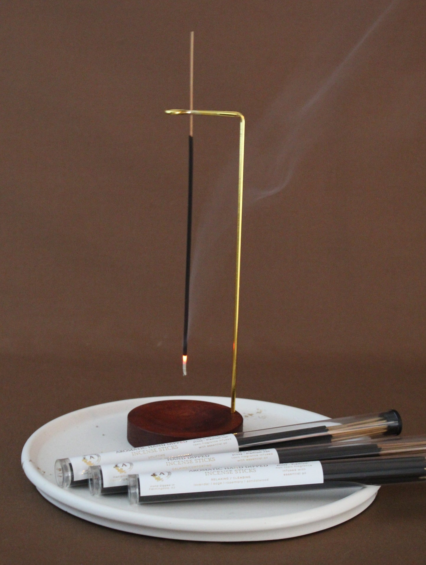 Saffron & Musk Hand Dipped Incense Sticks - Calming & Comforting