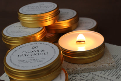 Gold Candle Travel Tin