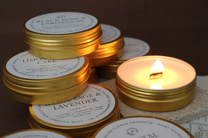 Gold Candle Travel Tin