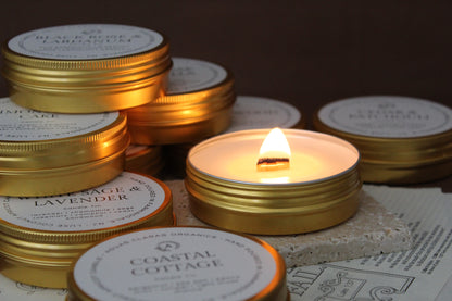 Gold Candle Travel Tin