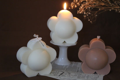 Daisy Flower Candle