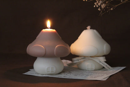 Mushroom House Candle