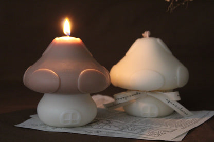 Mushroom House Candle